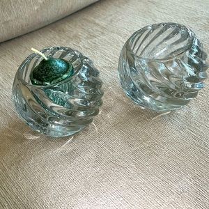 Partylite votive spiral candle holders